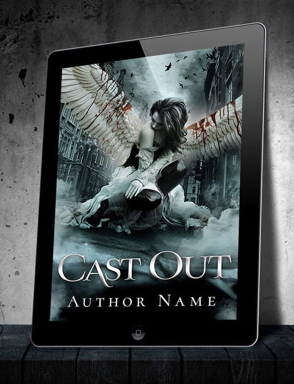 Pre-made Fantasy, Paranormal Ebook Cover: Cast Out - Image 3