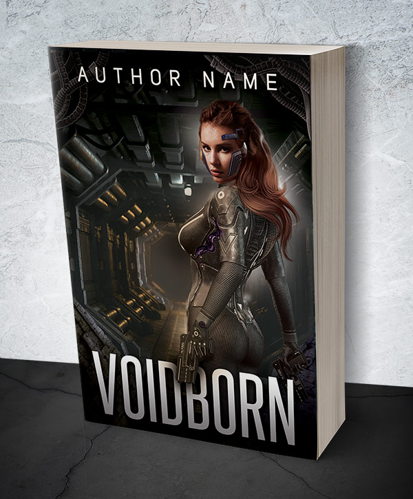 Pre-made Dystopia, Sci-Fi Cover Design: Voidborn - Image 2
