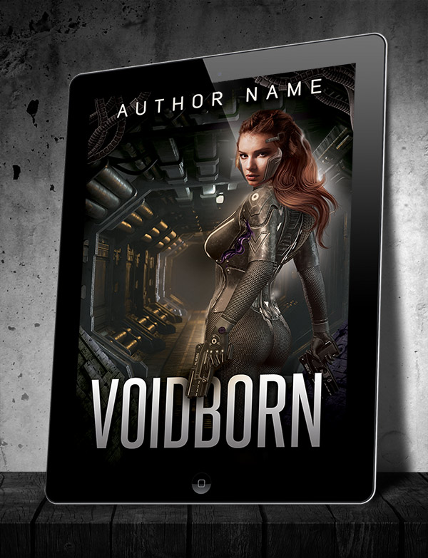 Pre-made Dystopia, Sci-Fi Cover Design: Voidborn - Image 3