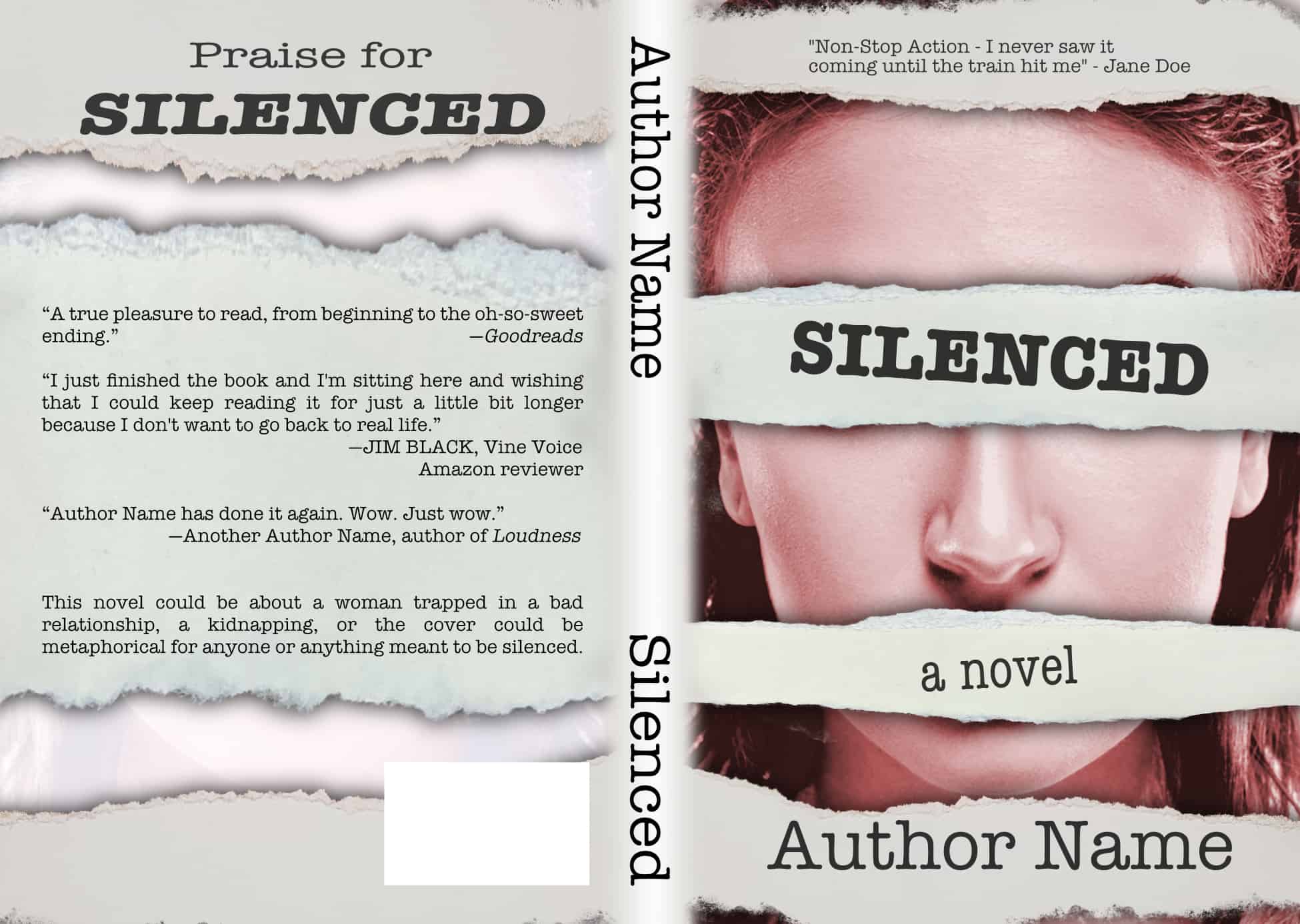 Silenced - Shocking Twist Torn Paper Woman in Trouble Kidnapping Crime - Image 2