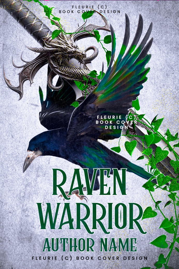 Premade Cover – Raven Warrior